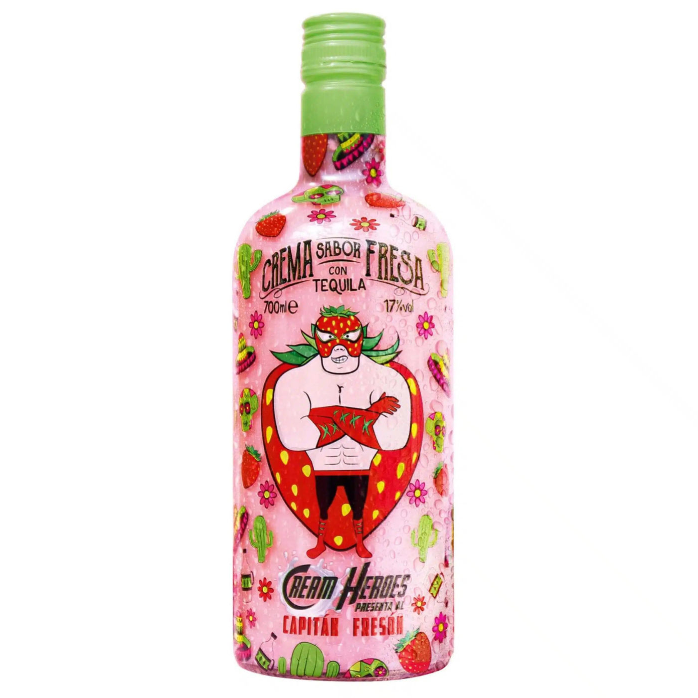 Cream Heroes Capitán Fresón midi-Epres krémlikőr 17% 0,7 LITER